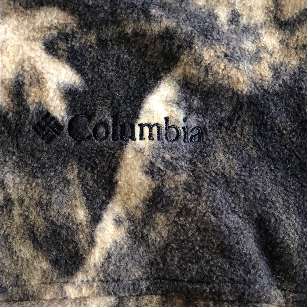 Columbia Youth Woodland Camo Fleece Jacket NWOT - Picture 3 of 13